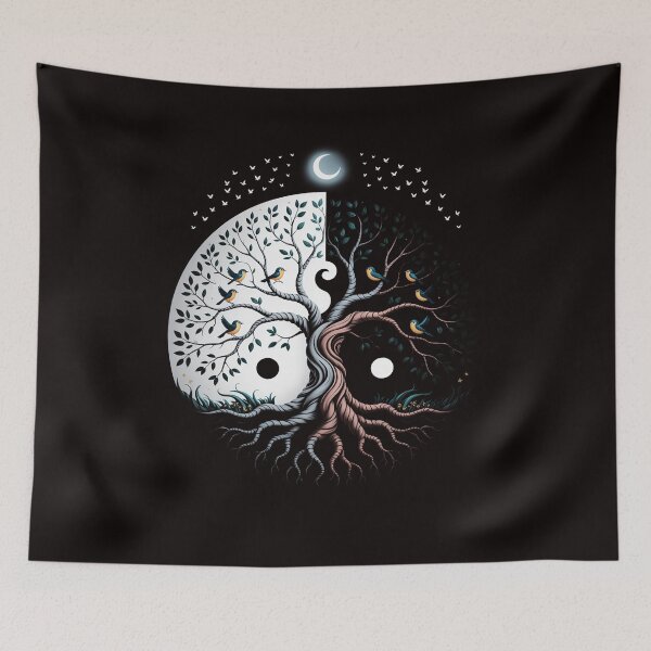 Item preview, Harmonious Tree of Life Yin Yang designed and sold by MelSurf.