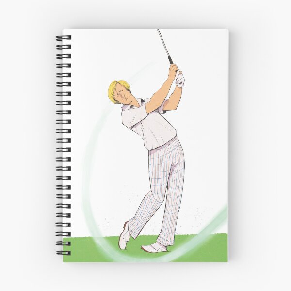Item preview, Jack Nicklaus – Classic Golf Swing Illustration designed and sold by The A-Press.
