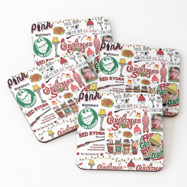 Item preview, A Christmas Story Collage – Funny Holiday Movie Quotes & Icons designed and sold by Vicky021.