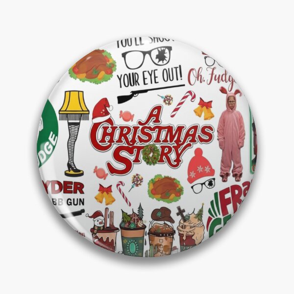 Item preview, A Christmas Story Collage – Funny Holiday Movie Quotes & Icons designed and sold by Vicky021.