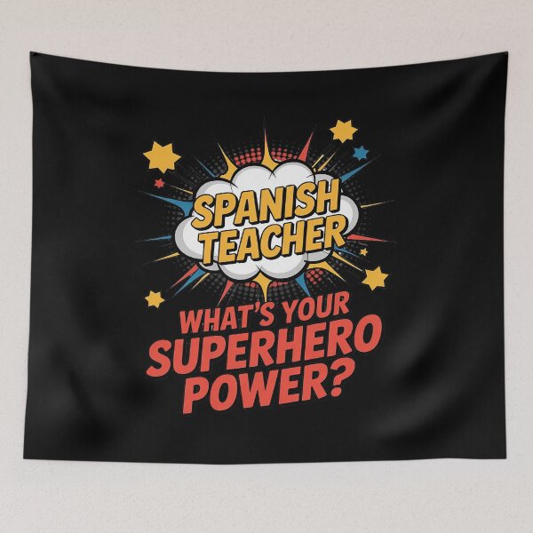 Item preview, Spanish Teacher What's Your Superhero Powe designed and sold by HaileyRobel.