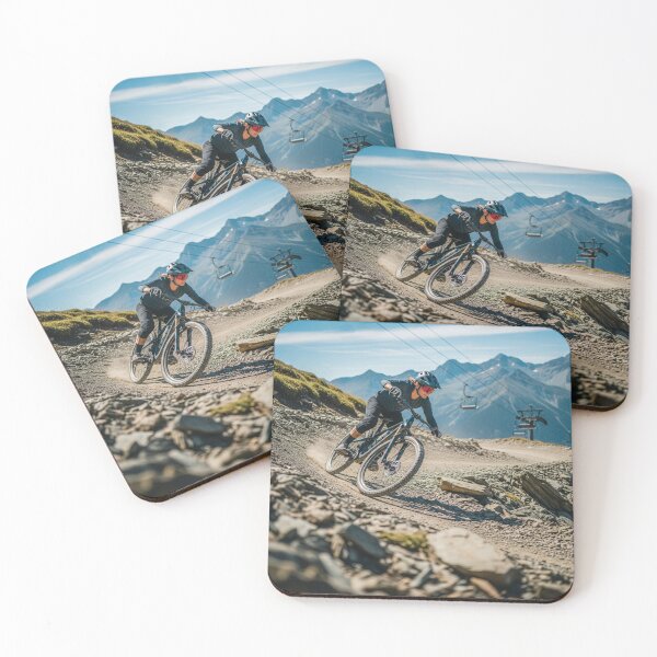 Item preview, Extreme Altitude Ride by a Determined Female Biker. designed and sold by Hinson MTB Visuals.