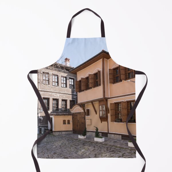 Item preview, Old Town Plovdiv Cobblestoned Street with Traditional National Revival Houses designed and sold by Georgia Mizuleva.