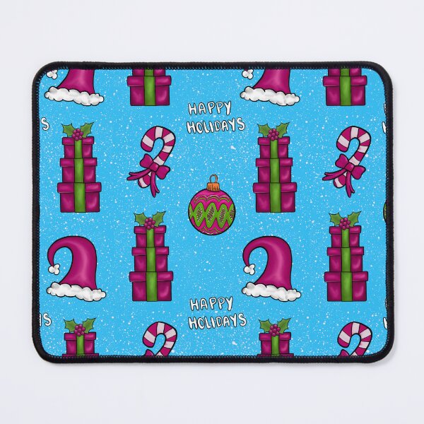 Item preview, magenta and blue happy holidays designed and sold by notastranger.