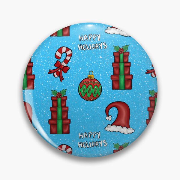Item preview, red and blue happy holidays designed and sold by notastranger.