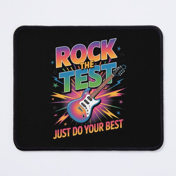 Item preview, Rock The Test Testing Day Teacher Student Just Do Your Best  designed and sold by MinaReinger.