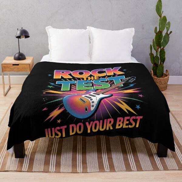 Item preview, Rock The Test Testing Day Teacher Student Just Do Your Best designed and sold by MinaReinger.