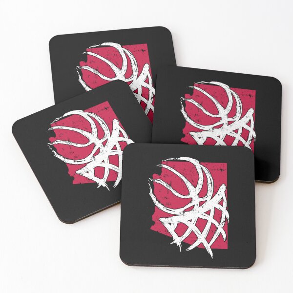 Item preview, Arizona Basketball | Grunge State Outline Hoops Design | Distressed Arizona Ball and Net Graphic designed and sold by UneekMerch.