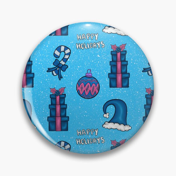Item preview, blue happy holidays designed and sold by notastranger.