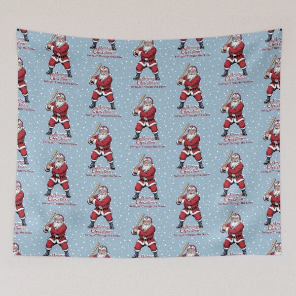 Item preview, Baseball SANTA  designed and sold by Roy & Tiffany.