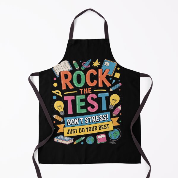 Item preview, Rock The Test Dont Stress Testing Day Teachers Students designed and sold by AmparoBoyle.