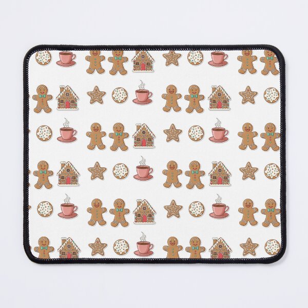 Item preview, Cute Gingerbread Friends Cookie Set | Hand-Drawn Christmas Holiday Illustration designed and sold by ebocraft.