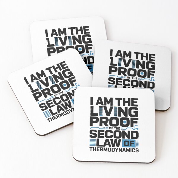 Item preview, Quantum Physics Pun Second Law Thermodynamics designed and sold by AmparoBoyle.