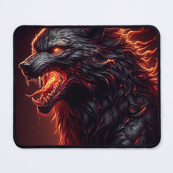 Item preview, Wild Fire Wolf designed and sold by GalleryBrisArt.
