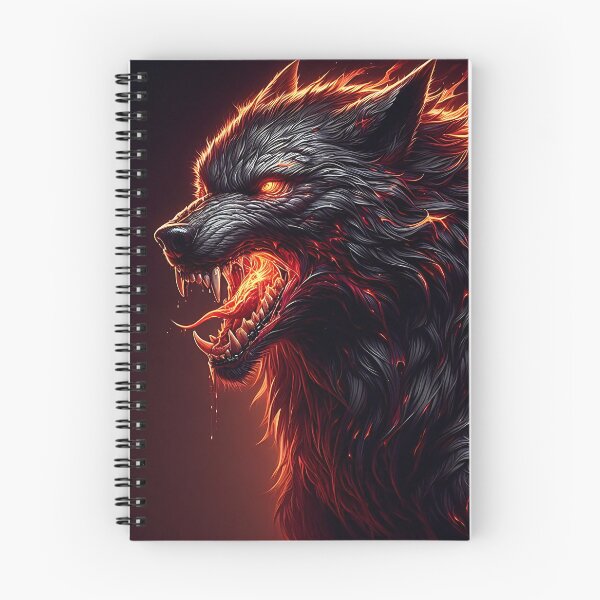 Item preview, Wild Fire Wolf designed and sold by GalleryBrisArt.