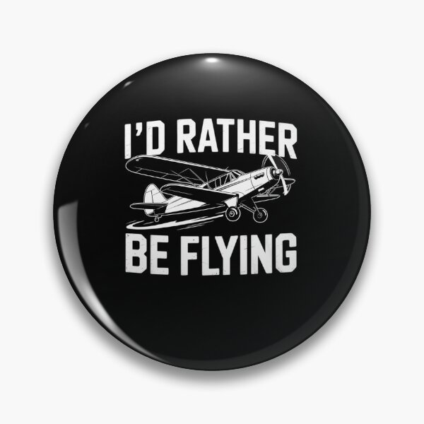 Item preview, I'd Rather Be Flying - Pilot & Aviation Airplane  designed and sold by EllinoKlemo.