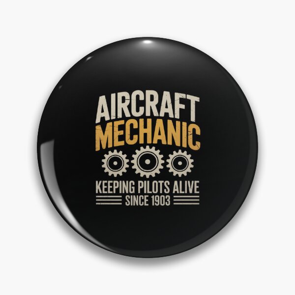 Item preview, Keeping Pilots Alive Since 1903 Aeroplane Mechanic  designed and sold by EllinoKlemo.