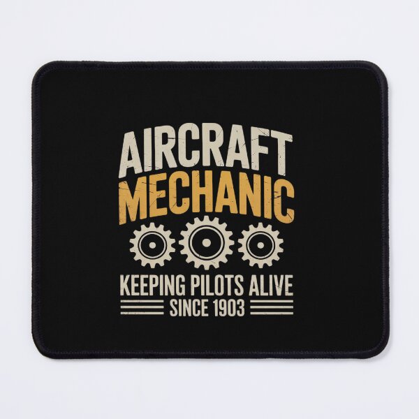 Item preview, Keeping Pilots Alive Since 1903 Aeroplane Mechanic  designed and sold by EllinoKlemo.