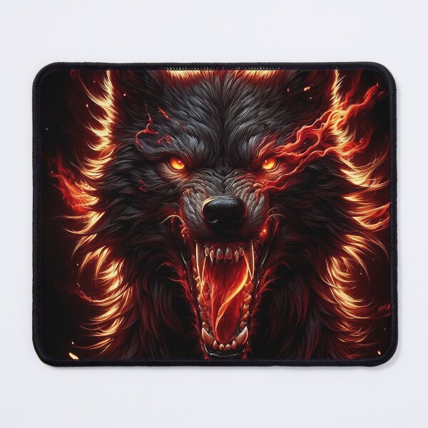 Item preview, Wild Fire Wolf designed and sold by GalleryBrisArt.