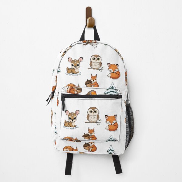 Item preview, Cute Winter Forest Animals Set | Hand-Drawn Christmas Holiday Illustration designed and sold by ebocraft.