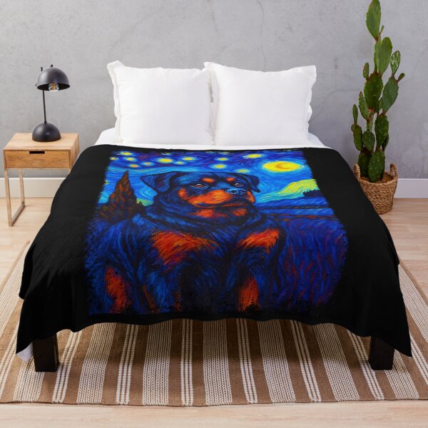 Item preview, STARRY NIGHT - ROTTWEILER | Pets and Dogs lovers for Men and Women t-shirt designed and sold by panchiTWO.