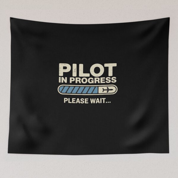 Item preview, Pilot In Progress - Airline Pilot Aviation Aircraft Lover  designed and sold by EllinoKlemo.