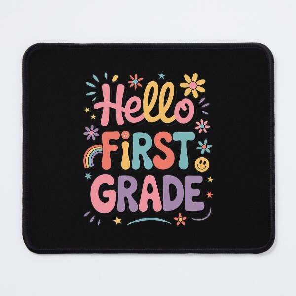 Item preview, Hello First Grade 1st Day Back To School Teachers Girls Kids designed and sold by MinaReinger.