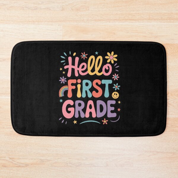 Item preview, Hello First Grade 1st Day Back To School Teachers Girls Kids designed and sold by MinaReinger.