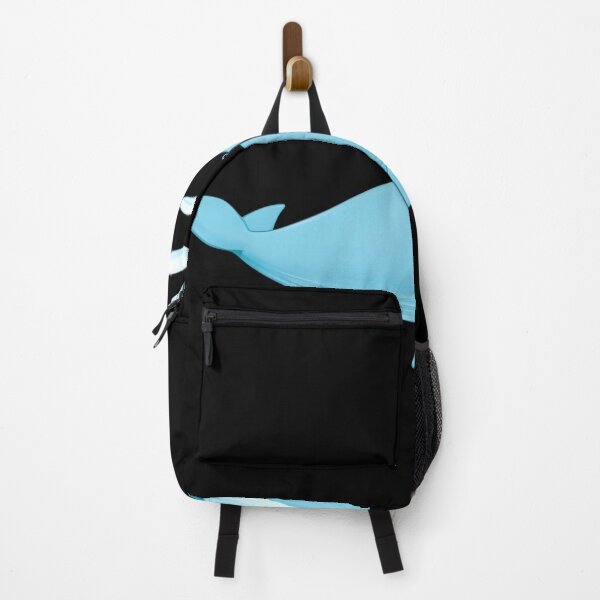 Item preview, Adorable Cartoon Blue Whale Spraying Water Illustration designed and sold by flagshiptee.