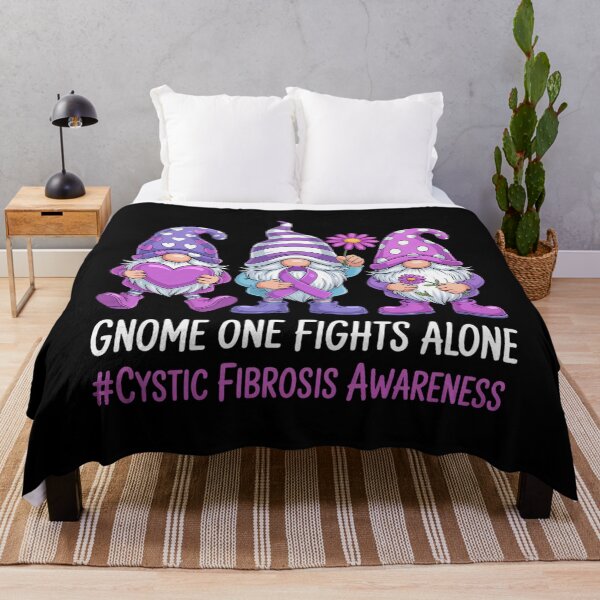 Item preview, Cystic Fibrosis Awareness Gnome Purple Ribbon designed and sold by RayhendersonArt.