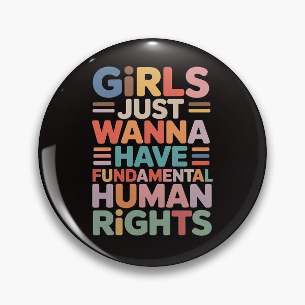 Item preview, Girls Just Want to Have Fundamental Human Rights Feminist designed and sold by MelSurf.