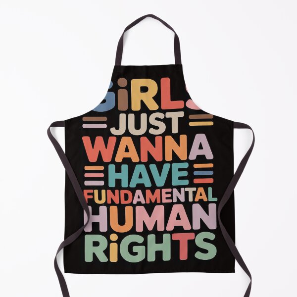 Item preview, Girls Just Want to Have Fundamental Human Rights Feminist designed and sold by MelSurf.