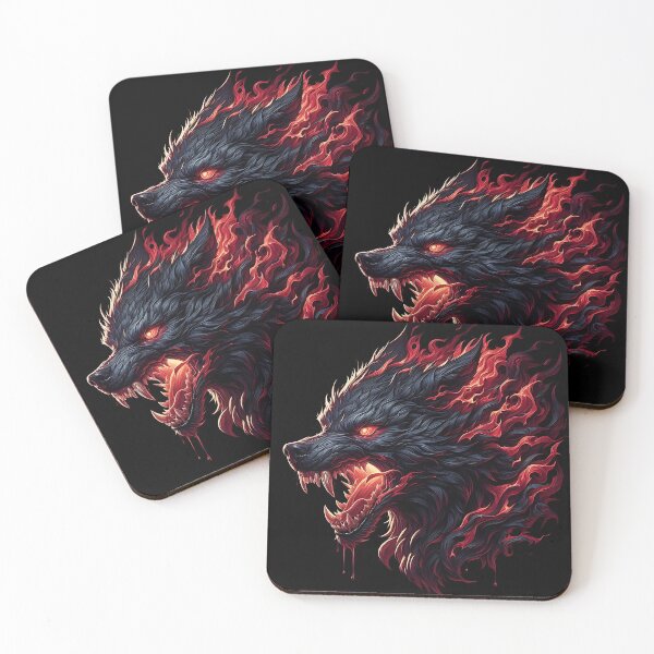 Item preview, Wild Fire Wolf designed and sold by GalleryBrisArt.
