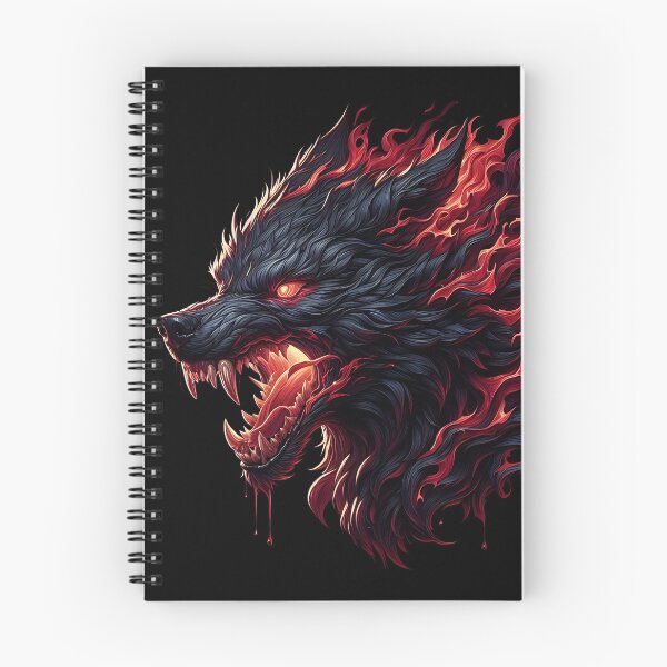 Item preview, Wild Fire Wolf designed and sold by GalleryBrisArt.
