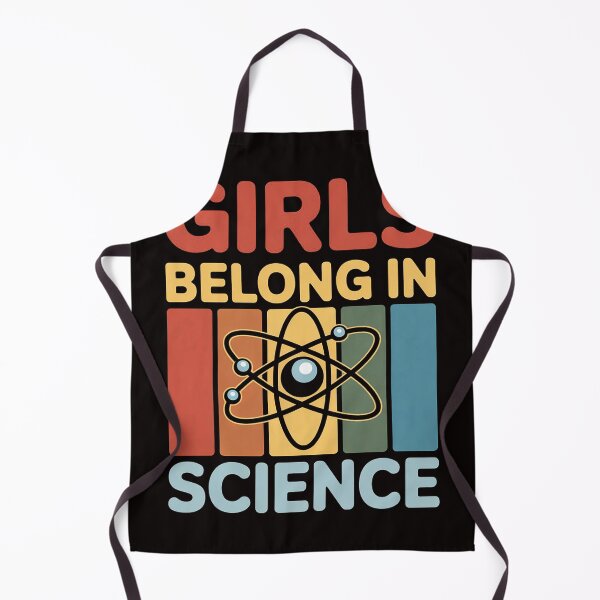 Item preview, Girls Belong In Science for Girls In STEM and Feminist Women designed and sold by MelSurf.