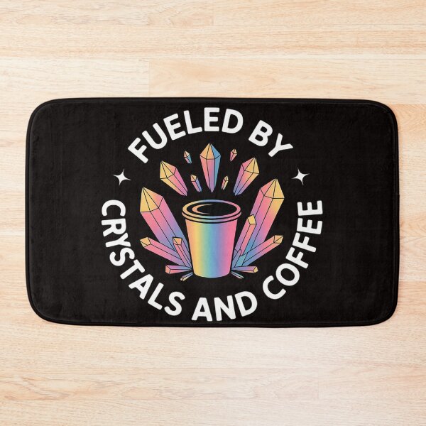 Item preview, Fueled By Crystals And Coffee  Spiritual Chakra Gemstone designed and sold by MelSurf.