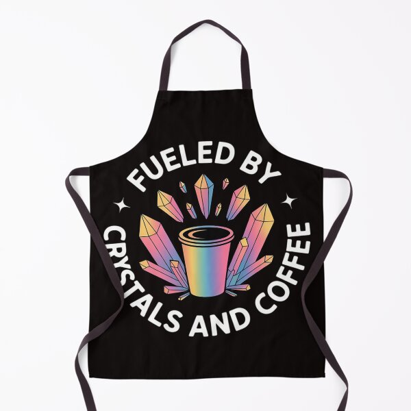 Item preview, Fueled By Crystals And Coffee Spiritual Chakra Gemstone designed and sold by MelSurf.