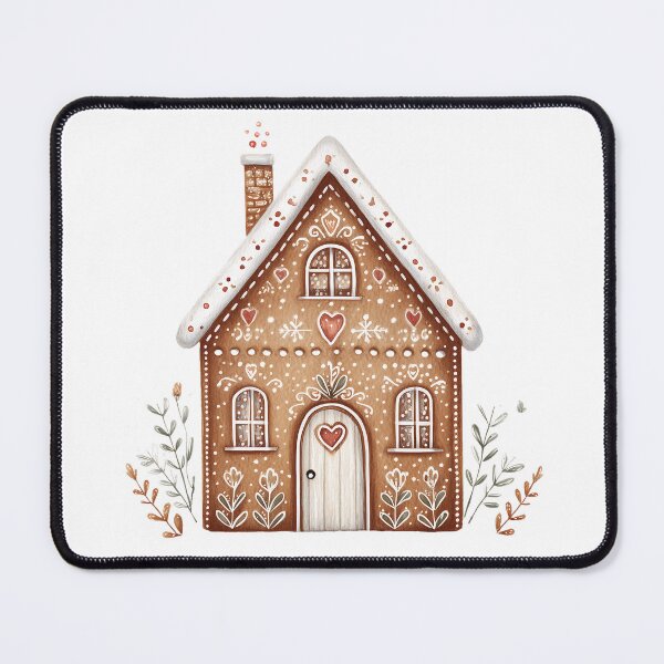 Item preview, Whimsical Watercolor Gingerbread House designed and sold by Boddicca.