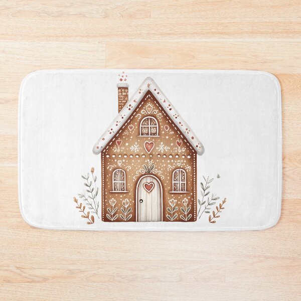 Item preview, Whimsical Watercolor Gingerbread House designed and sold by Boddicca.