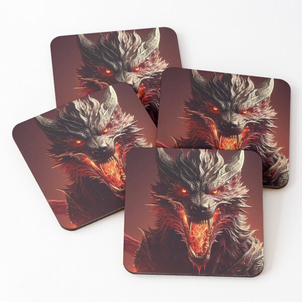 Item preview, Wild Fire Wolf designed and sold by GalleryBrisArt.