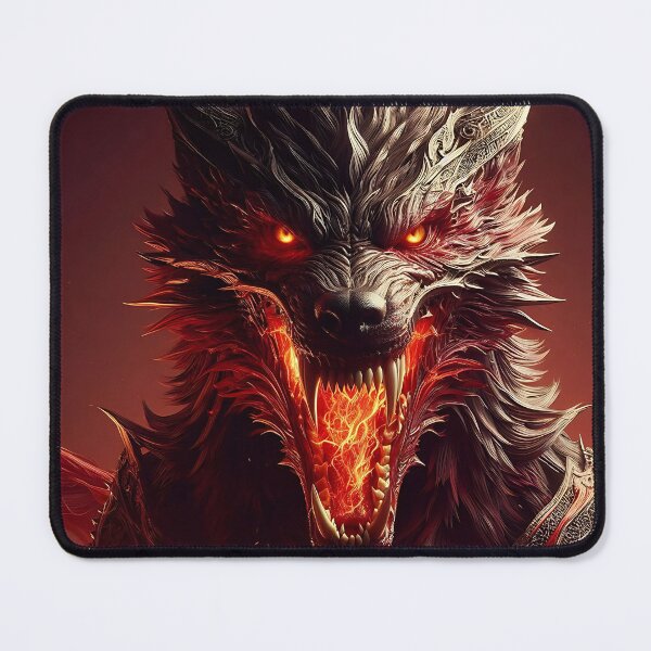 Item preview, Wild Fire Wolf designed and sold by GalleryBrisArt.