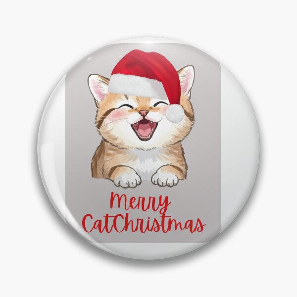 Item preview, Cat in Merry Christmas Hat designed and sold by winescalona29.