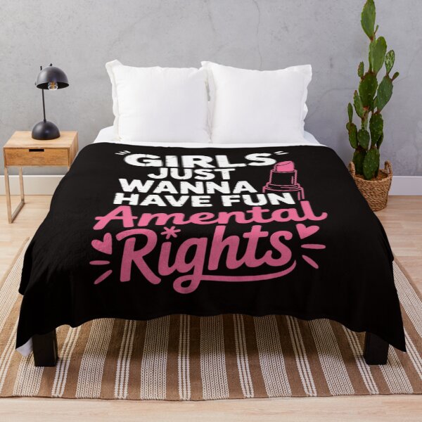 Item preview, Feminist Lipstick Girls Just Wanna Have Fundamental Rights designed and sold by MelSurf.