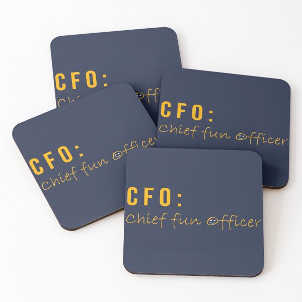 Item preview, CFO: Chief Fun Officer - Mustard Yellow designed and sold by glategan.