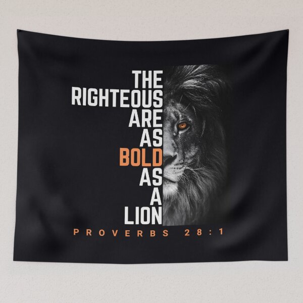 Item preview, The Righteous Are As Bold As A Lion designed and sold by mpbqzfls15.