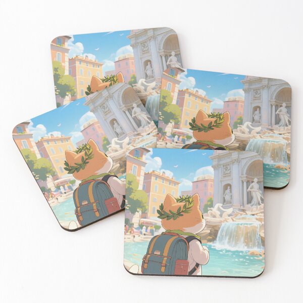Item preview, Cute Kitty In Fontana di Trevi Rome designed and sold by Aguilar Trips.