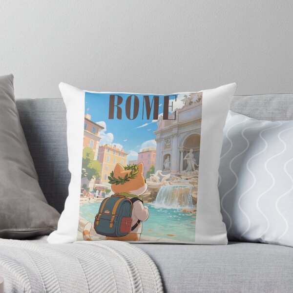Item preview, Cute Kitty In Fontana di Trevi Rome designed and sold by Aguilar Trips.