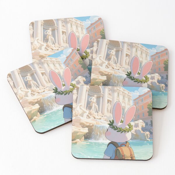 Item preview, Cute Bunny in Fontana di Trevi Rome designed and sold by Aguilar Trips.