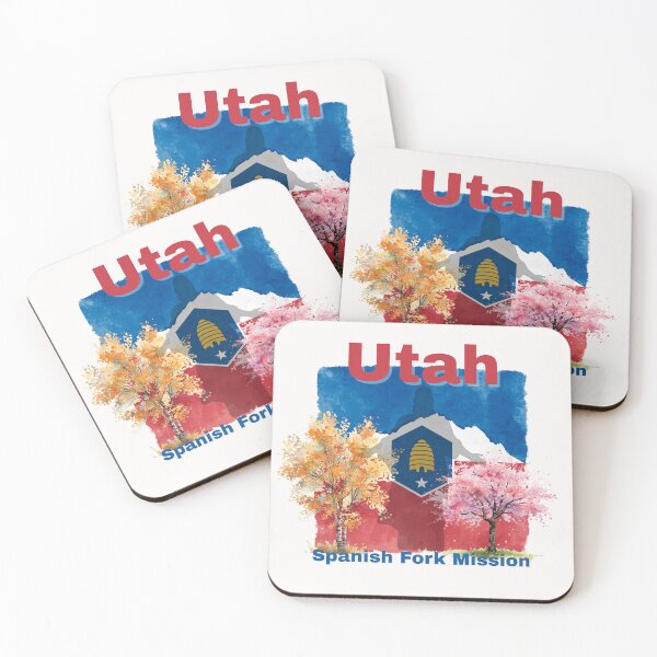 Item preview, Utah Spanish Fork Mission LDS designed and sold by Seeshellspace Designs.