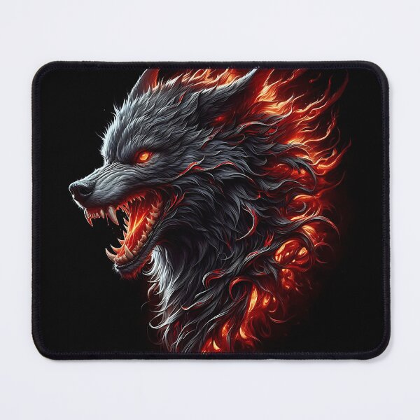 Item preview, Wild Fire Wolf designed and sold by GalleryBrisArt.